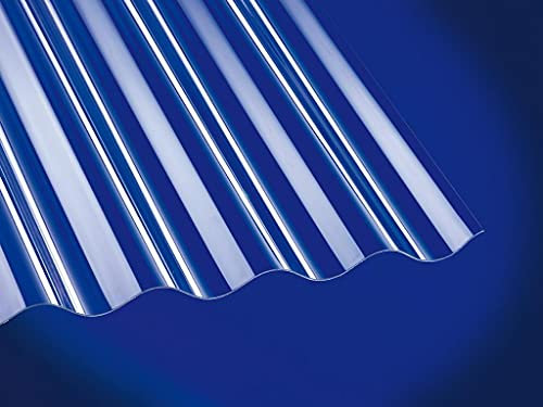 Highlux® Acrylglas-Profilplatte, 3mm Stark, P8 130/30, glasklar, glatt 1000mm x 2000mm