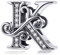 Lorrifal Solid 925 Sterling Silber Brief Initial K Charm Pandora Europäische Armband Halskette Frauen Mädchen Schmuck Geschenk