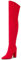 Castamere Donna Moda Cerniera Stivali Sopra il Ginocchio Tacco a Blocco 10CM Tacco Alto Rosso Scamosciato Scarpe EU 40