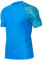 HUGE SPORTS Herren Kurzarm Splice Skins Rash Guard Shirt Schnelltrocknend Schwimmshirt Sonnenschutz Blau Digital L