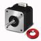 SIMAX3D Nema 17 Schrittmotor 42-34 Pancake (1 Stück/Pack) 1,5 A-3,8 V 2 Phasen 4 Drähte 1,8 Grad mit 1 Meter Kabel für Creality CR-10 10S Ender 3 3D-Drucker/CNC-Extruder und Y-Achse