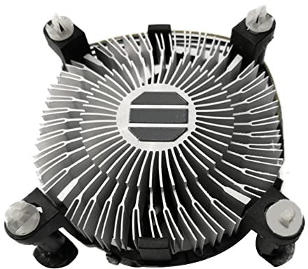 EUKKIC 1 Pieza Ventilador de RefrigeracióN de CPU Radiador Disipador de Enfriador de CPU Rodamiento HidráUlico 2400 RPM para LGA 775 1150 1155 1156 1151