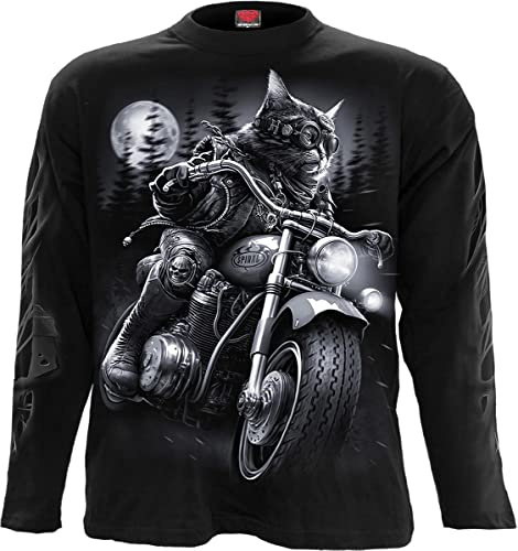Spiral Nine Lives Männer Langarmshirt schwarz