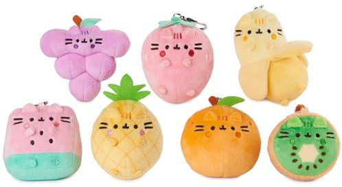 GUND Pusheen Fruit Surprise Plüsch-Serie #21 Mystery Unboxing, mehrfarbig, 7,6 cm (UNbox 1 von 8 Mystery Styles)