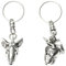 Art-Dog Niedlicher Hundeschlüsselanhänger - Exklusive Kollektion Bull Terrier - Bullterrier (Wiederholung) 3D Schlüsselanhänger Hund - Versilberte Keyring mit 2,5 Schloss - 2,7x2,5x9,3cm