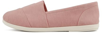Soda Shoes Women's Obji Round Toe Casual Flat with Padded Insole (Mauve, 6.5)