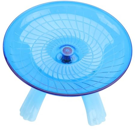 Hedgehog Wheel Pet Exercise Equipment Small Animal Toys Pet Wheel Rat Wheel Gerbil Wheel Large Flying Saucer for Rats 18cm Mouse Wheel Hamster Non Run Disc Scroll Wheel Guinea Pig