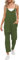 Cegerne Salopette Donna Jumpsuit Premaman Tuta Estiva Pantaloni da lavoro Jumpsuit Tuta ampia senza maniche con ampie tasche, Verde militare, XL