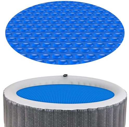 Kestnsee Couverture solaire à bulles pour jacuzzi, spa, piscine gonflable, isolation thermique (1,8 m)