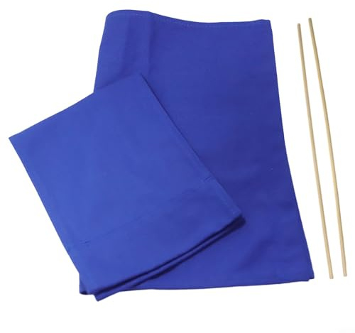 Regiestuhl-Sitzbezüge-Set, waschbar, Ersatzbezüge, Sitzbezug, Regiestühle, Stoffbezug für Zuhause (blau)