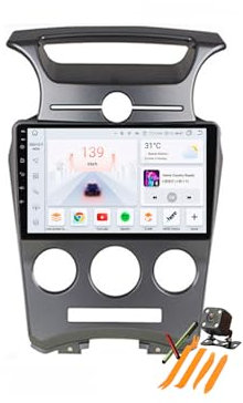 Android 13.0 Coche Radio 2 Din Estéreo para KIA Carens 2007-2011 GPS Sat Navi 9'' Cartablet Multimedia Vídeo Reproductor BT FM Receptor con Carplay 4G 5G WiFi DSP SWC,A,Y100S