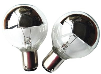 xyunluk 10 Pezzi 24 V 25 W 50 W Doppio Contatto BA15d Lampada Adatta for lampade chirurgiche 24 V 25 W H016164 Mezza Ciotola Argentata Lampadina Senza Ombre(24V 50W)