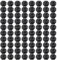Lyeteung 80 Piezas M5 Tuercas Hexagonales Plástico, Tuerca Hexagonal de Nailon, Tuerca Hexagonal de Nailon de Rosca Gruesa Métrica, Negro