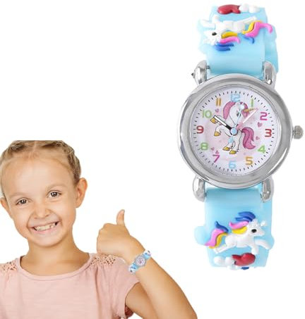 NHQZ Orologio Digitale per Bambini, Orologio da Polso per Ragazzi e Ragazze, Cartoni Waterproof Retroilluminazione a, Visualizzazione Della Dell'ora