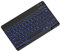 Knoruley 10inch Backlit Keyboard Bluetooth Protable Mini Mute Keyboard for Cell Phones Tablets and Laptops Wireless Keyboard B