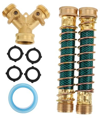 CIYODO 1 Satz Garten Verteiler Adapter Hochdruckbeständig für Standard Schläuche Einfache Verbindung für Bewässerungssysteme und Gartenpumpen Wetterfestes Zubehör