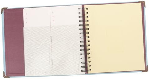 Karten und Ticket Sammelalbum mit Transparenten Seiten Vielseitig für Fotos Postkarten und Tickets Staubdicht für Sichere Aufbewahrung von Erinnerungsstücken