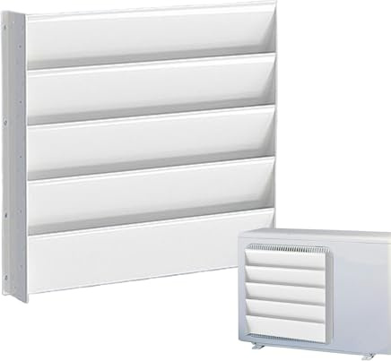 Windabweiser für Klimaanlage, Luftauslass für Außeneinheit, Deflektor für Steckdosen, Paneele, Konvektoren, Wand, Boden, Fenster