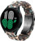 DEALELE Armband Kompatibel mit Samsung Galaxy Watch 4 / 4 Classic / Galaxy Watch 5 / 5 Pro / Galaxy 3 41mm / Active 2, 20mm Buntes Harz Resin Ersatz Armbänder für Huawei GT3 / GT2 42mm, Schwarz/Grün