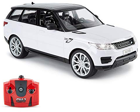 Offiziell lizenzierter CMJ RC Range Rover Sport, Fernsteuerung in 30CM Größe, Maßstab 1:14, in Weiß