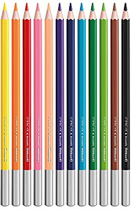 Pelikan 700672 Buntstifte Aquarell, 12 Stück
