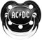 AC/DC (Logo) - Schnuller Größe 2