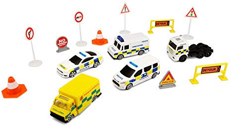 Maisto FRESH METAL EMERGENCY FORCE Playset with Die-cast Vehicles, Multiple Colours