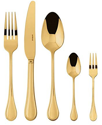 SAMBONET - Servizio 60 Pz Monoblocco Royal Pvd Gold