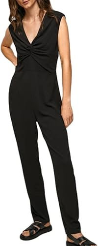 Pepe Jeans Piper, Salopette Donna, Nero (Black),XS