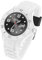 Taffstyle Damen Herren Sportuhr Armbanduhr Silikon Sport Ziffernblatt mit Datum Analog Quarz Farbige Bunte Uhr Weiß Schwarz