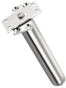 perfk Ferme-porte invisible maison porte en bois ferme automatique caché porte légère ressort réglable charnière ferme matériel, Argent