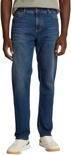 Tommy Hilfiger Vaqueros Hombre Denton Tucson Indigo Straight Fit, Azul (Tuscon Indigo), 32W/32L