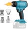 Cordless Heat Gun with LED Temperature Display 30~550℃ Compatible with Makita 18V ，4 Nozzle, 2-Temp Setting，for Crafts, Shrink Tubing, Resin & Decorating(No Battery)