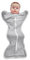 NAVESO Baby Schlafsäcke Neugeborene, Sommerschlafsack Baby, Pucksack Baby 0-3 Monate mit Bio-Baumwolle Mit Verstellbarem Klettverschluss Universal FüR MäDchen Und Jungen (Grau)