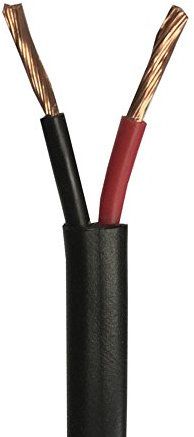 Wire4u 12V 24V AUTOMOTIVE 2/3/4/5/7 CORE THINWALL RED/BLACK CAR CABLE WIRE ROUND/FLAT (Flat 2 Core 1.0mm² 16.5Amps, 100 Metres)