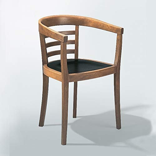 [DL] Julius Stuhl - Eiche NUSSBRAUN GEBEIZT + LACKIERT -