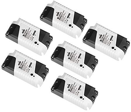 eMylo Smart WiFi Switch Mini Interruptor de luz de relé inalámbrico 220V Control remoto Temporizadores de automatización del hogar Compatible con Alexa Echo Google Home IFTTT Para IOS Android 6 pack