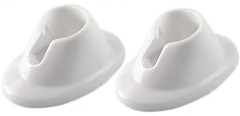 2PCS varnish bottle holder soft rubber nails nail art tools Maleicure Splash Nail Polish Holder Nail Polish office Salon Base or home use (White)