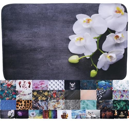 Sanilo Bath Mat, Wide Choice of Beautiful Non-Slip Bath Rugs, Super Soft, Quick-Drying, Washable (Pretty, 70 x 110 cm)