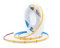 LED TRADING 5m COB LED Streifen Stripe flexibel knickbar dimmbar 24V Einfarbig in Warmweiß (3000K) IP20