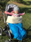 Wasserdichte, warme Decke für den Kinderwagen, Buggy, Jogger (Aqua/Bio-Baumwolle)