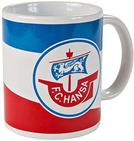 Hansa Rostock Kaffeebecher / Tasse ** Blau - Weiß - Rot **