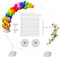 Ballon Kreis Rahmen Kit, Abnehmbar Runde Luftballons Girlande Bogen, Ballon Hoop Ständer für Party Dekor, Weihnachten, Hochzeit (Ohne Ballons) (150 cm Ring)
