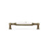 DOJA Barcelona | Tiradores Vintage | 4 Tiradores Antiguos Motivo Country | 106 * 26 * 19mm | Zinc-Aluminium y Porcelana | Tirador para Tiradores Cocina, Tiradores Armarios, Tiradores Cajones...