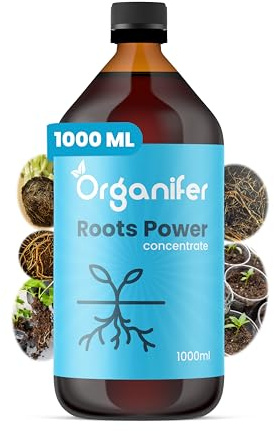 Wurzelstimulator - Roots Power Konzentrat - 1000 Ml - Pflanzenwurzelpflege - Pflanzengesundheitskonzentrat - Wurzelwachstum - Organifer