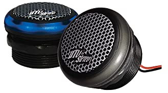 UTV Stereo RZR Pro R, Turbo R & Pro XP 1' Neodymium Magnet Tweeters Upgrade w/LED RGB Rings - High-Performance Neo Tweeter Upgrade