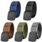 Magiccute 5 Stück Arbeitsgürtel Herren, Unisex Gürtel Nylon Verstellbarer Canvas Gürtel für Damen und Herren, Keine Metallschnalle, Schneller Pass durch die Flughafensicherheit