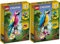 Lego 31144 - Set di 2 pappagalli esotici rosa e pappagallo esotico 31136