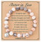 POWWA Geschenk für Schwestern, Armband Mädchen Armband Damen Geschenk Beste Freundin Mädchen Geburtstag Frauentag Kleines Geschenk für Frauen Armband Freundschaft Teenager Sister in Law Gifts
