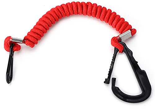 BORDSTRACT Coupe-circuit De Moteur De Bateau Avec Lanière, 15920A54 De Remplacement Pour Urgence Mercruiser, Corde De Sécurité Pour Arrêter la Navigation En Cas De Danger, Durable Et Ajustement Parfai